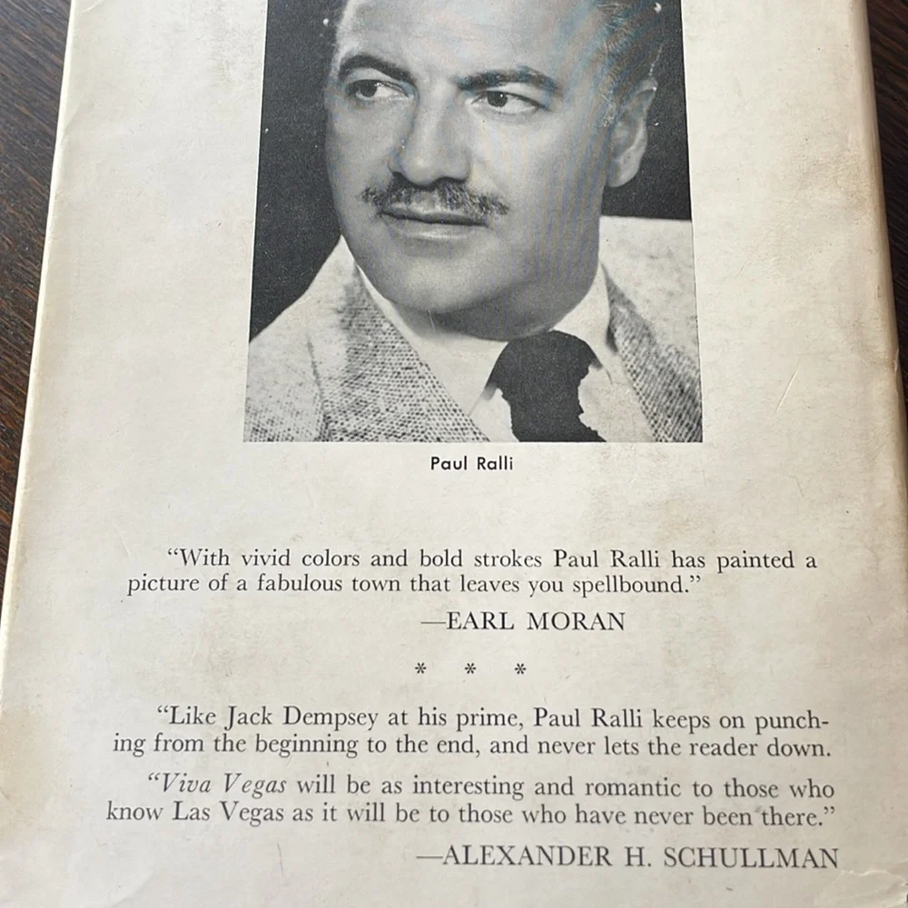 Viva Vegas by Paul Ralli c1953 House-Warven Publisher